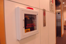Photo of an AED Station