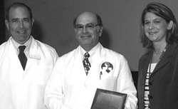 Photo of Dr. Goldstein, Dr. Gallin, and Dr. Merchant