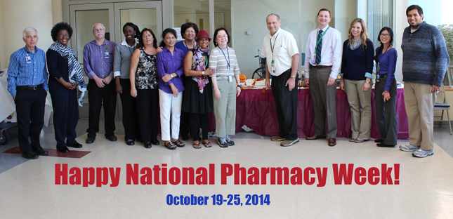 Happy National Pharmacy Week! October 19-25, 2014