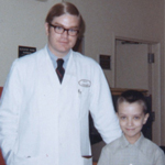 Tom Kaminski with Dr. Sherman Souther