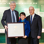 Dr. Francis Collins, Dr. Emily Chew and Dr. Jim Gilman