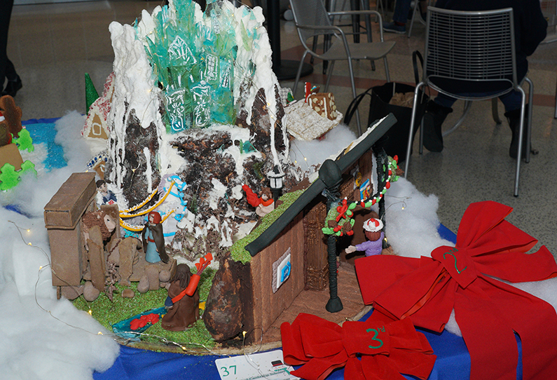This is a gingerbread rendition of Narnia